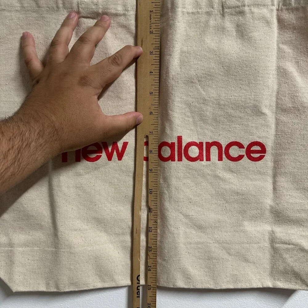 New Balance Athletics Running Beige Tote Bag NEW - Picture 4 of 6